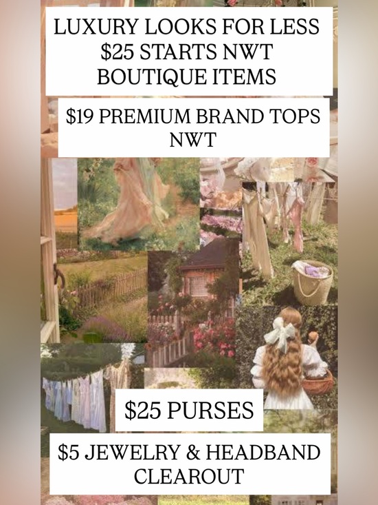 Free People Accessories - 🥂🥂 06-30-26 $5 JEWELRY-HEADBANDS-$19 STARTS NWT BOUTIQUE ITEMS-$25 PURSE SALE🥂🥂
